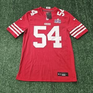 Fred Warner Jersey San Francisco 49ers Red #54 Nike Medium Super Bowl NWT